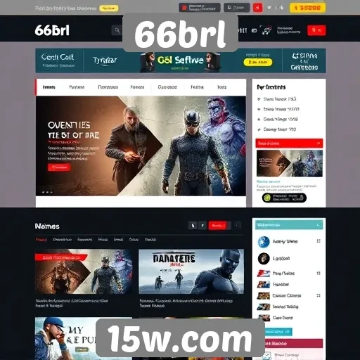 Informações sobre a interface do site 66brl